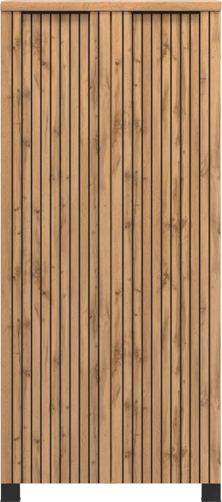 Meuble de rangement 60cm chêne Wotan Nizza - Finition bois haute qualité