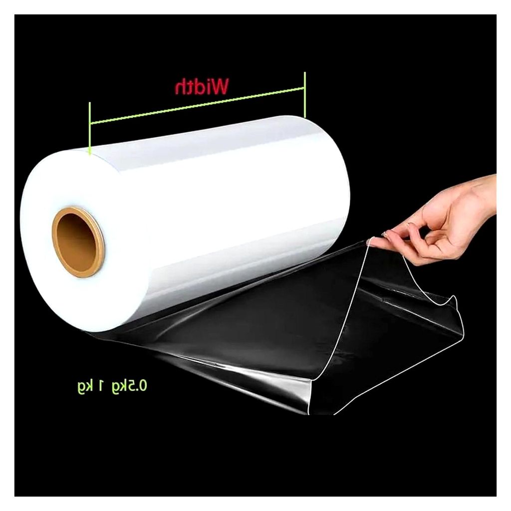 0,5 Kg 1 Kg POF-Wärmeschrumpffolie, Transparente Membranblätter, Kunststoff-Kosmetikverpackungsbeutel, Transparentes, Heißschrumpfbares Kunststo...