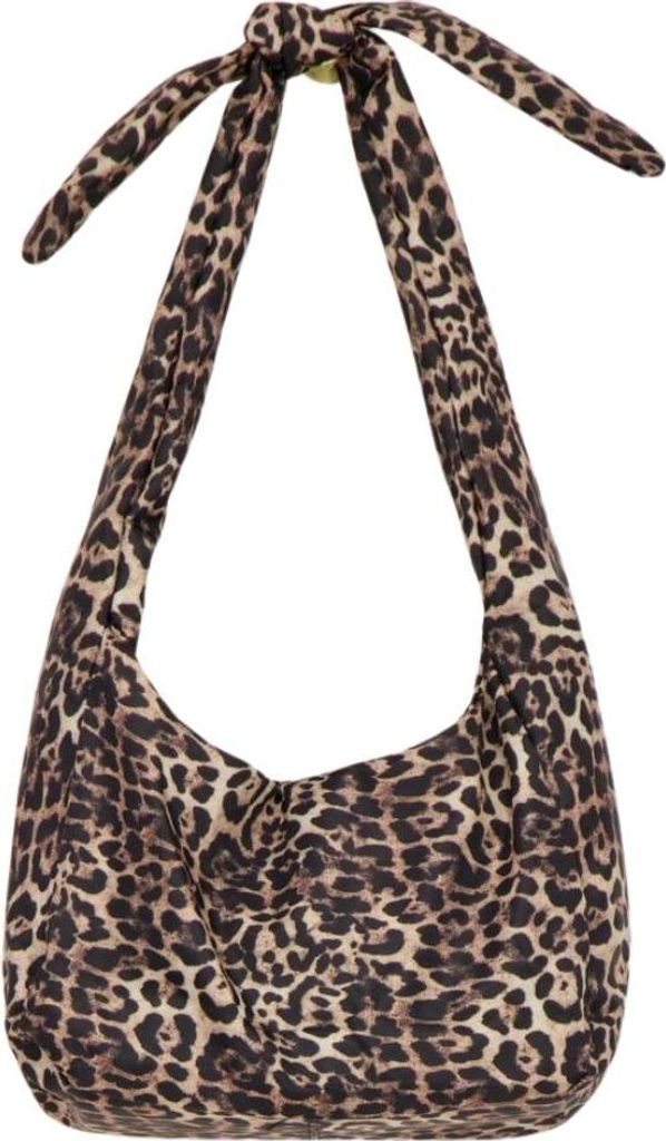 My Jewellery leopard print crossbody bag with bow de Brown .