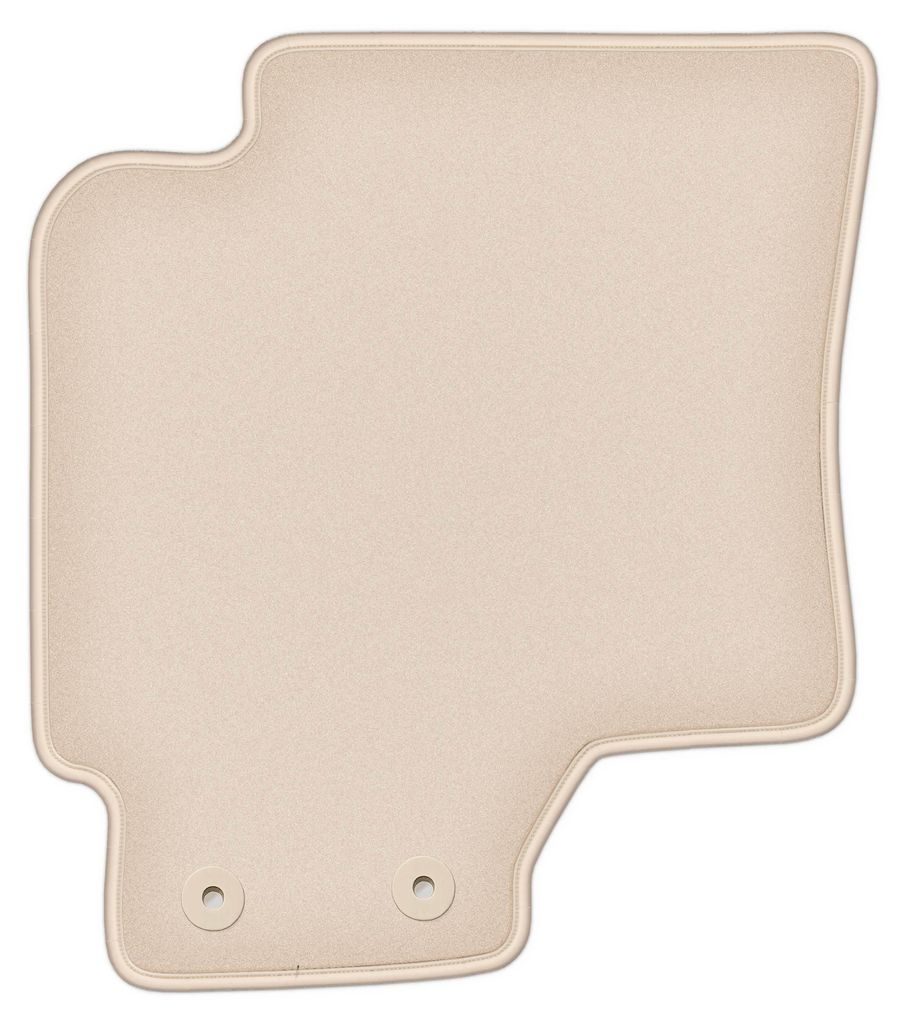 DURBAN Beige Velours-Fahrerfußmatte für Daewoo Magnus Limousine (2006-2012)