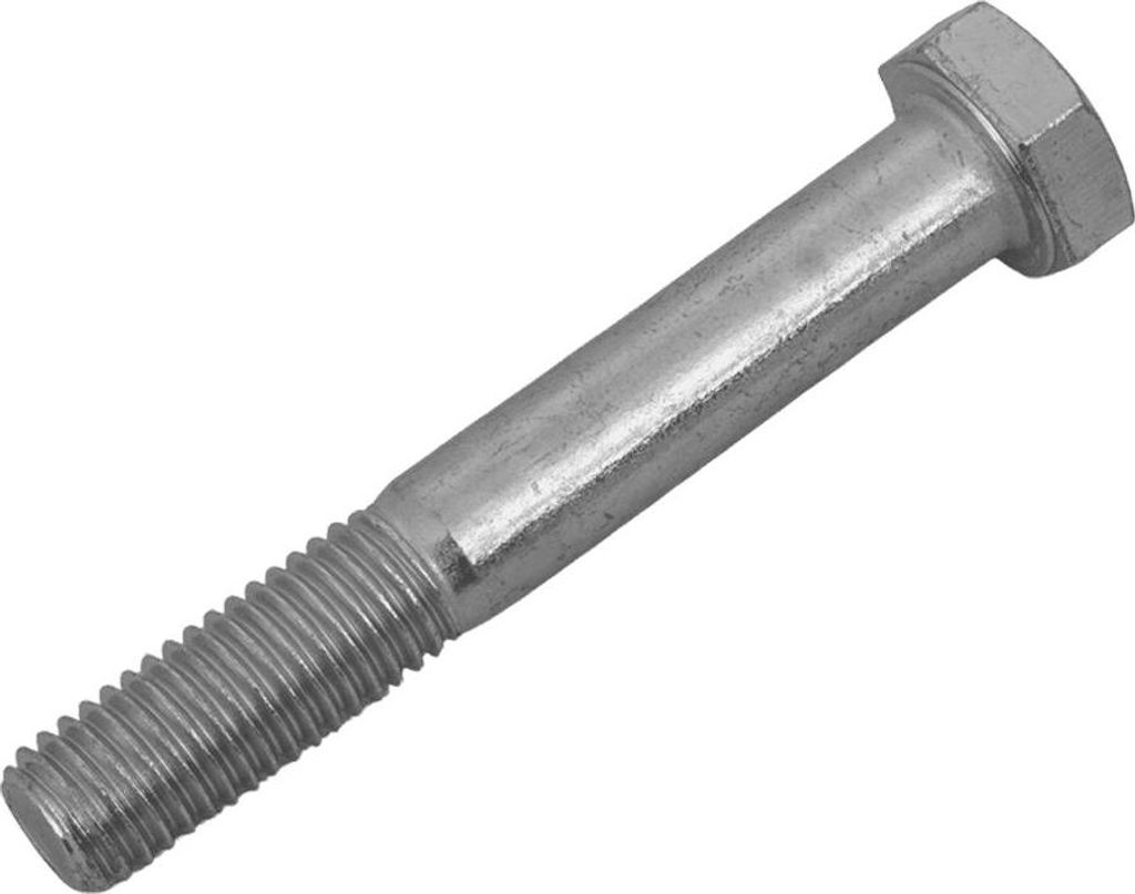 DROMET Klemmbefestigungsschraube M12x80 8.8 verzinkt, Teilgewinde 30 mm, für Schraubverbindungen und Kugelkupplung, für Anhänger