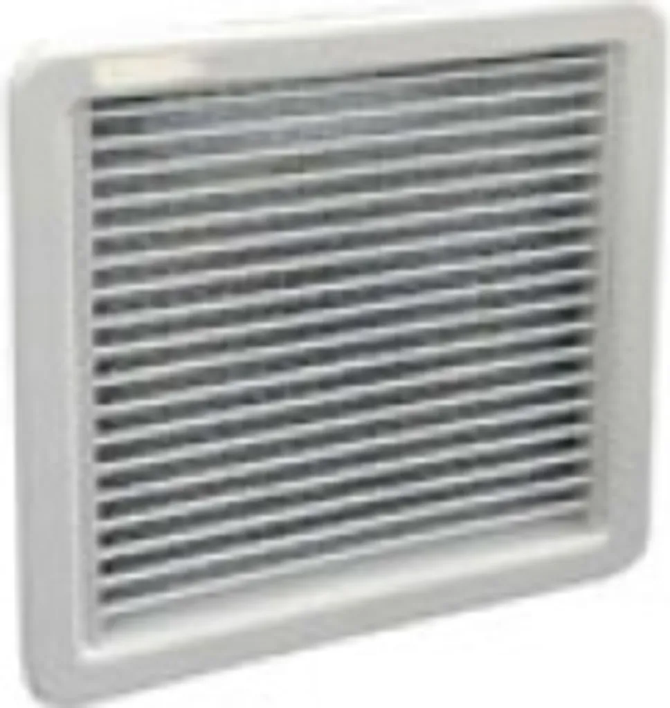 Grille de Ventilation Allpa 305x305 mm avec Filtre et Persiennes PVC