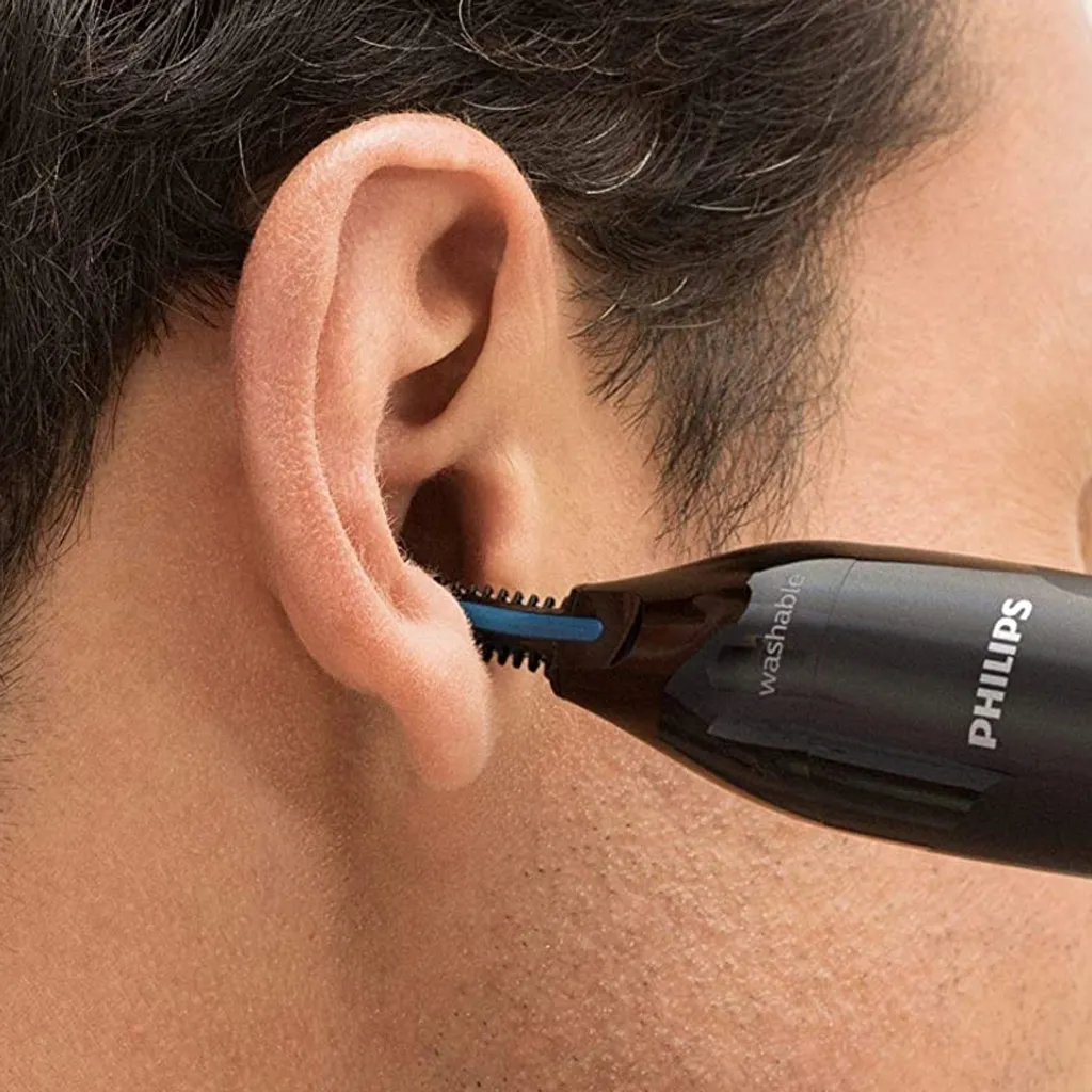 Tondeuse Nez Philips Series 3000 Anti-Tiraillement et Facile à Laver