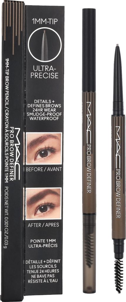 MAC Pro Brow Definer 1 Mm Tip Brow Pencil 24 Hour Waterproof Stylized 0,03 g
