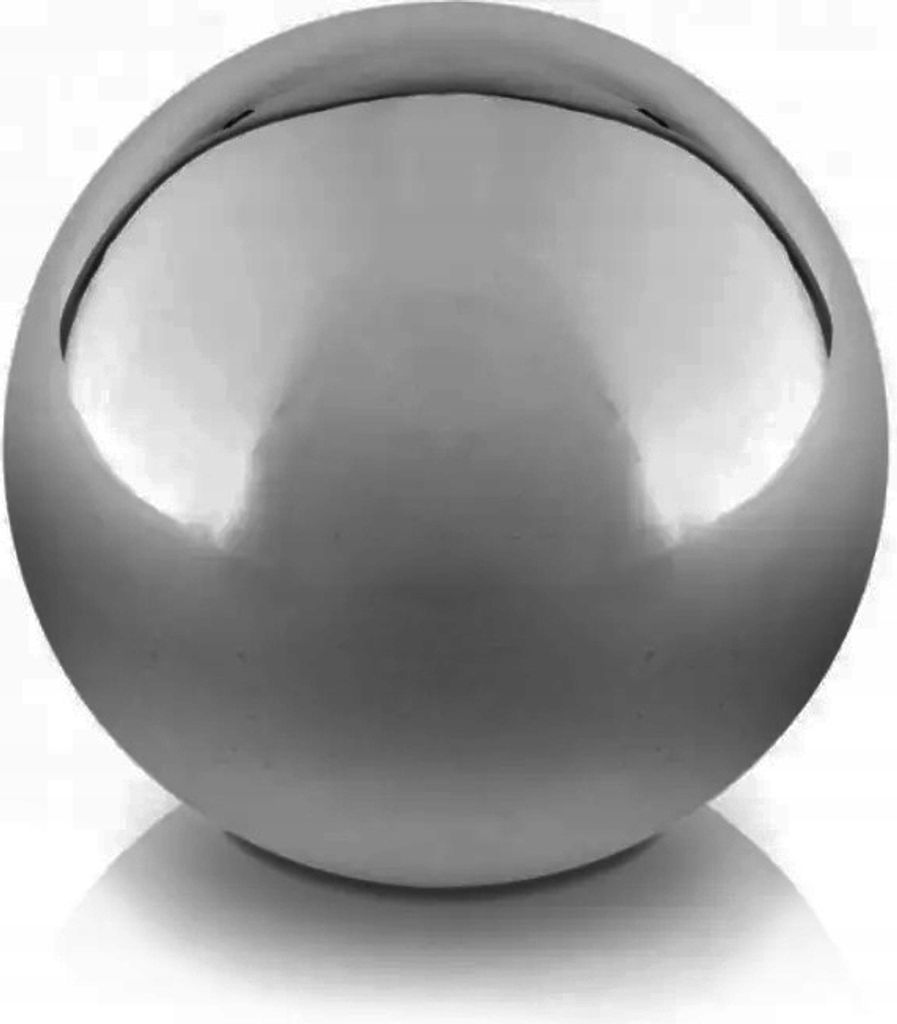 Dekokugel aus Keramik silber 11 cm