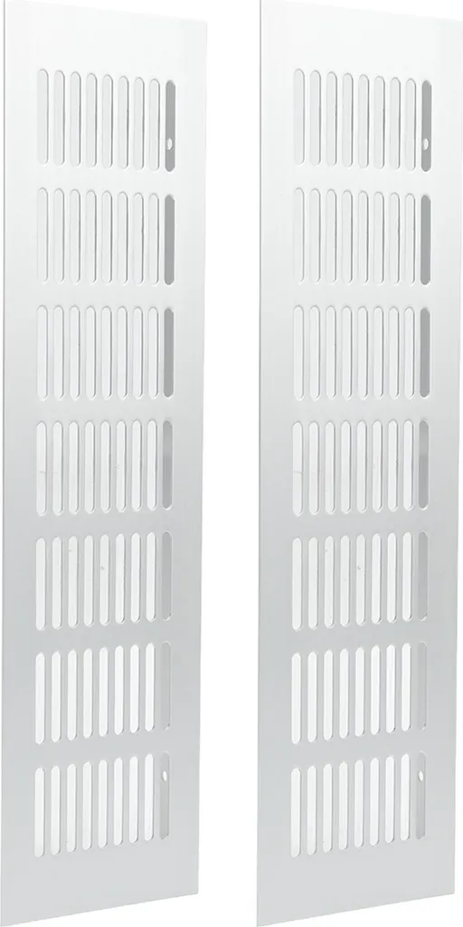 Griglia Aria Alluminio Argento 80x300mm | Soluzione Muffa e Calore