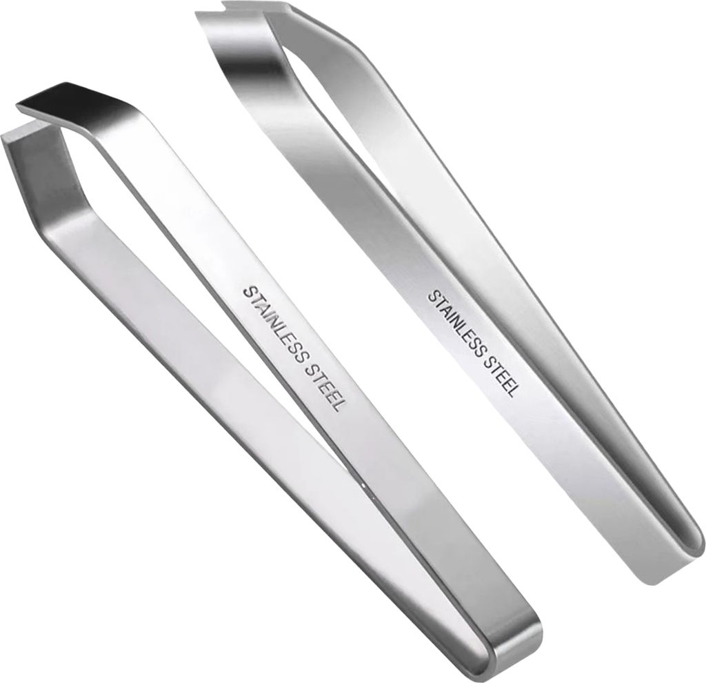 2-teiliges/Set Knoblauchschäler aus Edelstahl, ergonomischer Griff, robuste Klingen, Knoblauchschalenentferner, geruchsfreies Knoblauchschälwerkz...