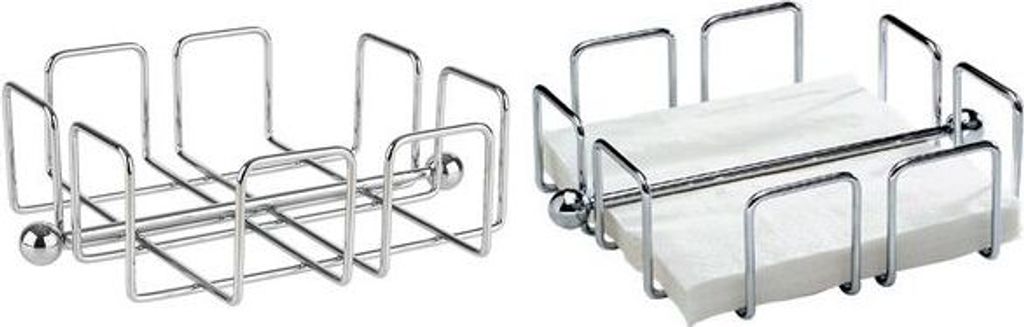 APS 11765, servettenhouder, model WIRE, roestvrij staal, Productafbeelding 