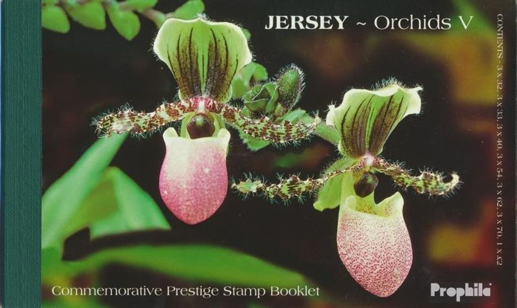 Briefmarken GB - Jersey 2004 Mi MH17 (kompl.Ausg.) postfrisch Orchideen