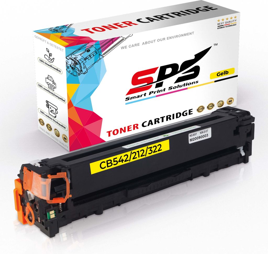CB542A / 125A Toner Kompatibel für HP Color Laserjet CP 1210 | 1x Gelb