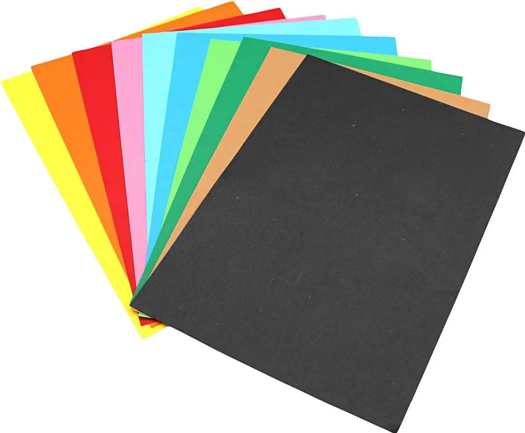 Grandes feuilles de papier blanc pour dessin et loisirs créatifs 110g