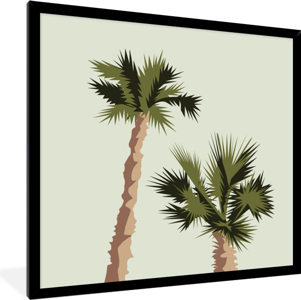 MuchoWow® MuchoWow® Gerahmtes Poster Palme - Himmel - Produktbild 