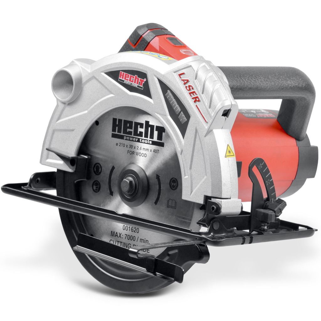 HECHT 1620 Handkreissäge mit Laserfunktion | 1800 W | 5000 U/min | 210 mm Sägeblatt