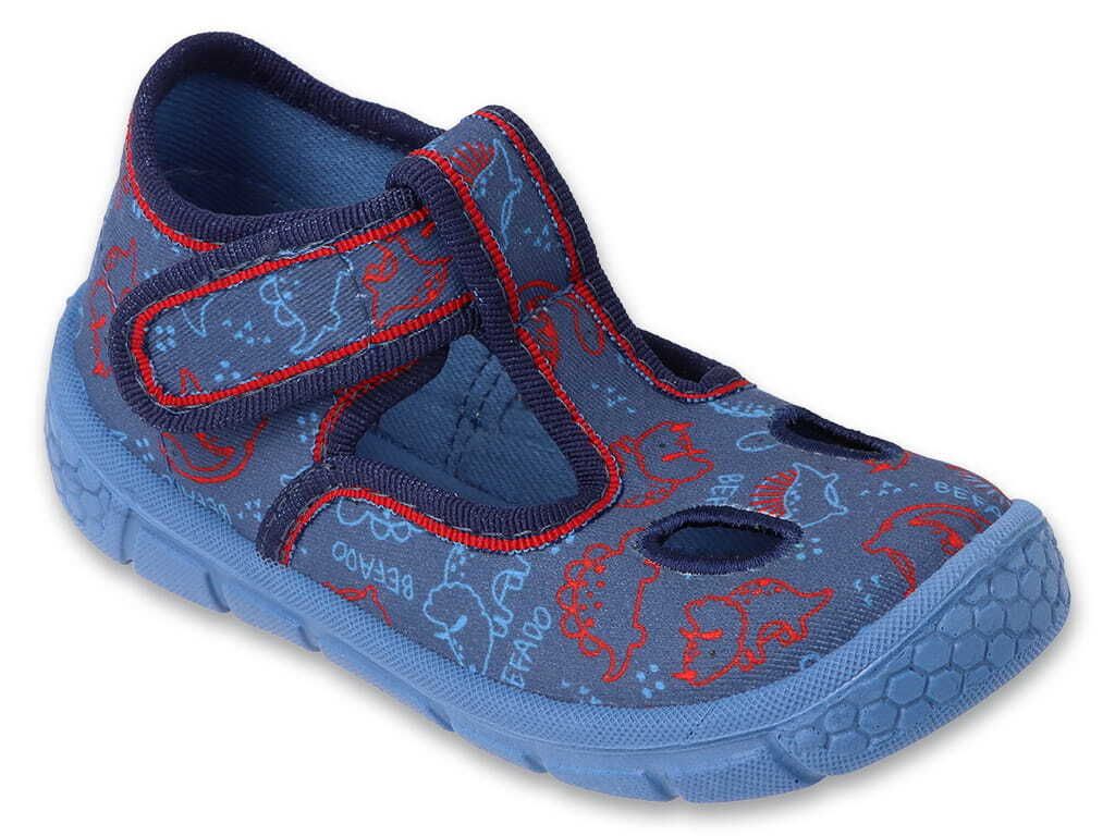 Stiefeletten Befado Honey 630P016 DINO blau flexibel hell höher