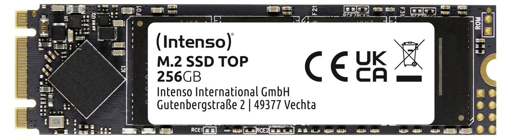 Intenso TOP - 256 GB SSD - wewnętrzny - M.2 2280 Zdjęcie produktu 