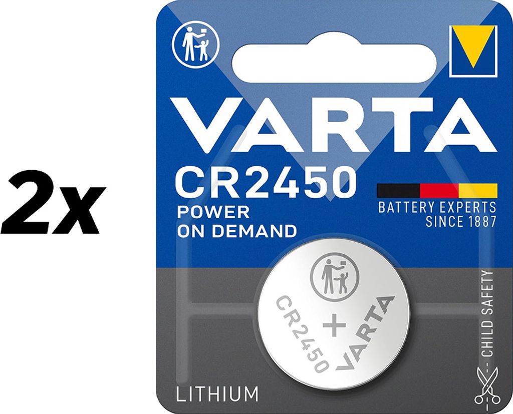 Varta Professional Electronics CR2450, CR 2450 Lithium 2er Produktbild 5