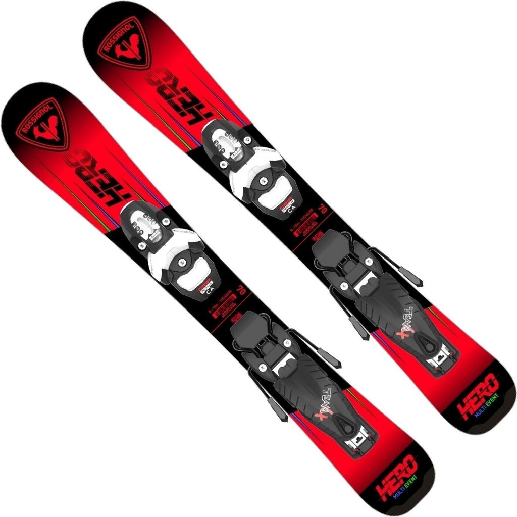 Rossignol Hero Pro Pre-Drilled + Team 4 GW Set 80 cm Ski Produktbild 