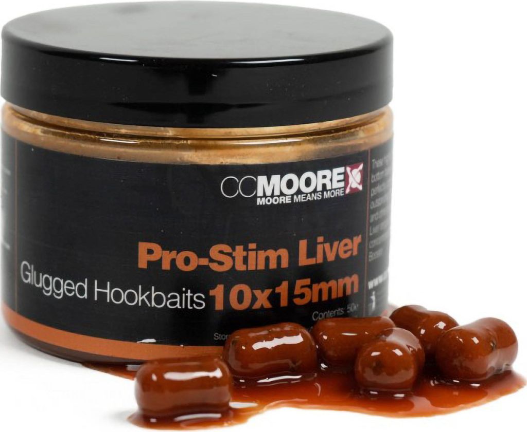 Cc Moore Pro-Stim Liver Glugged Hookbaits 10X15Mm Immagine del prodotto 
