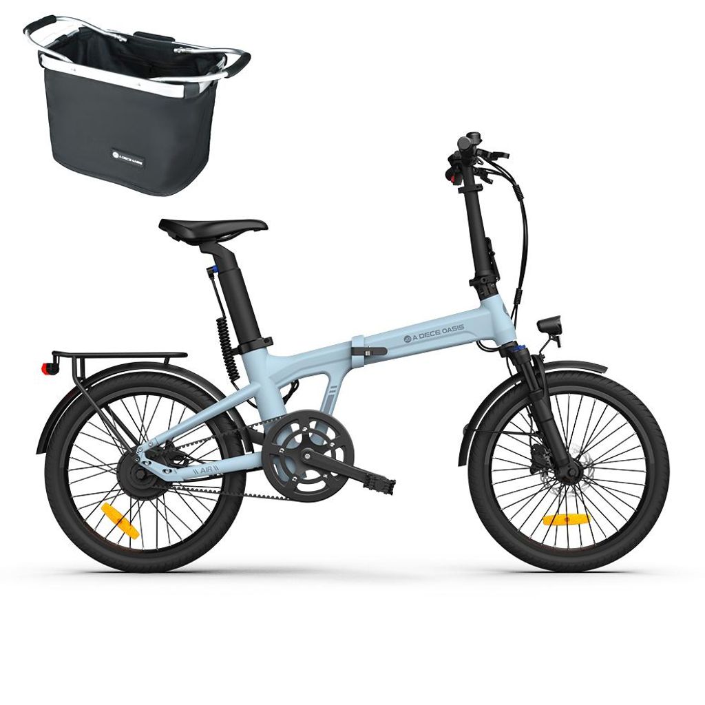 ADO EBike Air20Pro Elektrofahrrad, Pedelec,klapprad Riemenantrieb,Citybike,20 zoll, Bafang Bürstenloser Motor, 2Gang, ebike Damen/Herren