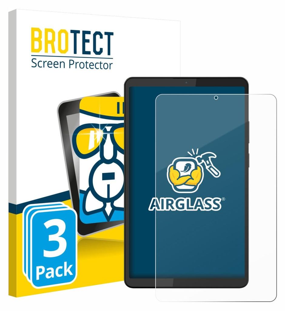 3x BROTECT Schutzglas für Barnes & Noble Nook Reading Tablet 8.7" Schutzfolie Panzer Folie Glas Display Schutz klar