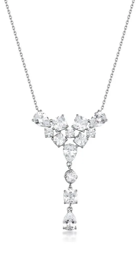Collier en cristaux transparents de luxe pour femme Dreaming BIG04