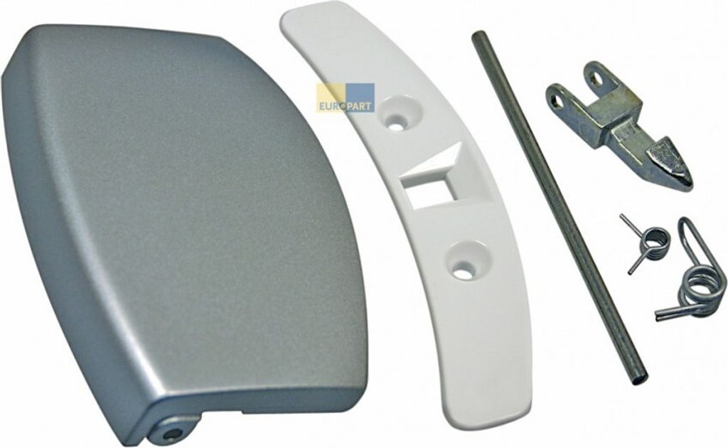 daniplus Türgriff, Handgriff Set silber passend für AEG Electrolux Waschmaschine 405508555/1, 405508555