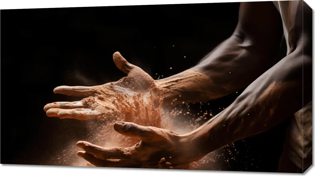 Quadro 90x50cm Danza della Terra