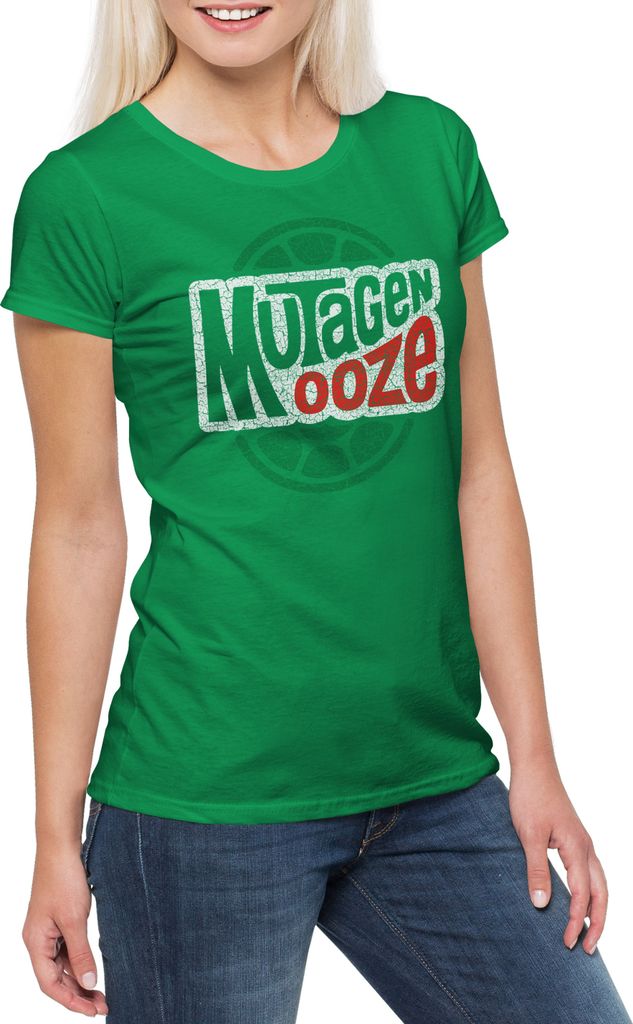 Urban Backwoods Mutagen Ooze, Damen T-Shirt, Farbe: Hellgrün, Größe: L