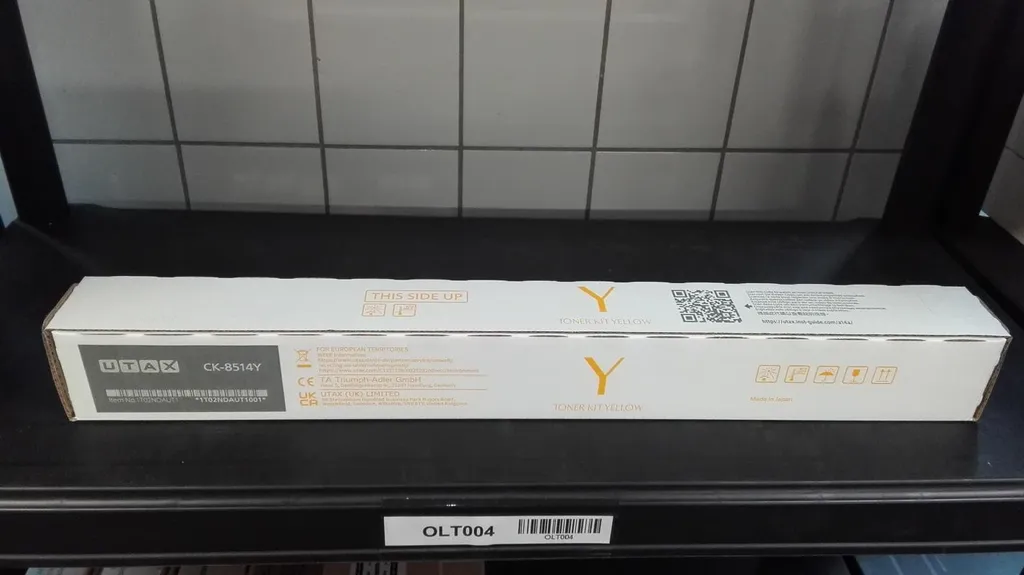 Toner Jaune CK-8514Y UTAX 1T02NDAUT1 Fini les Impressions Floues ou Pâles
