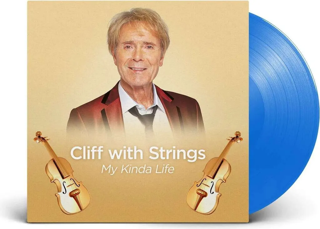 Cliff With Strings My Kinda Life Vinyle Bleu de Cliff Richard Rare - 2