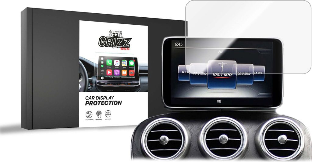 Keramische Autodisplayfolie für Mercedes GLC C253 8,4" (2015-2019), Grizz Protector