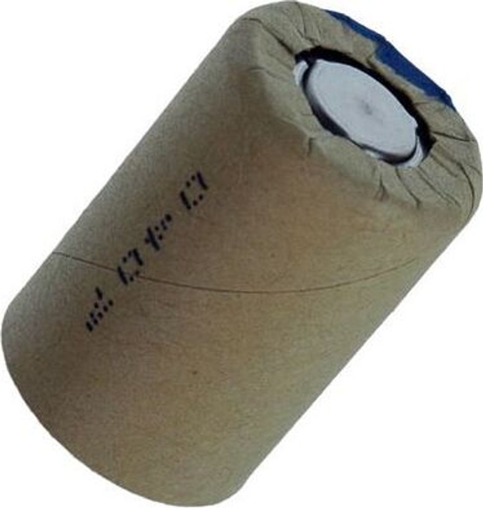 Panasonic HHR200SCP HR-4/5SC 1,2V 2000mAh NiMH im Pappmantel 34 H x 23Ø mm HHR-20SCPY05