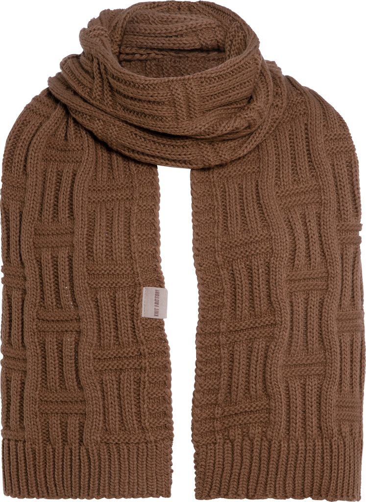 Knit Factory Bobby Schal - Tobacco - 200x30 cm