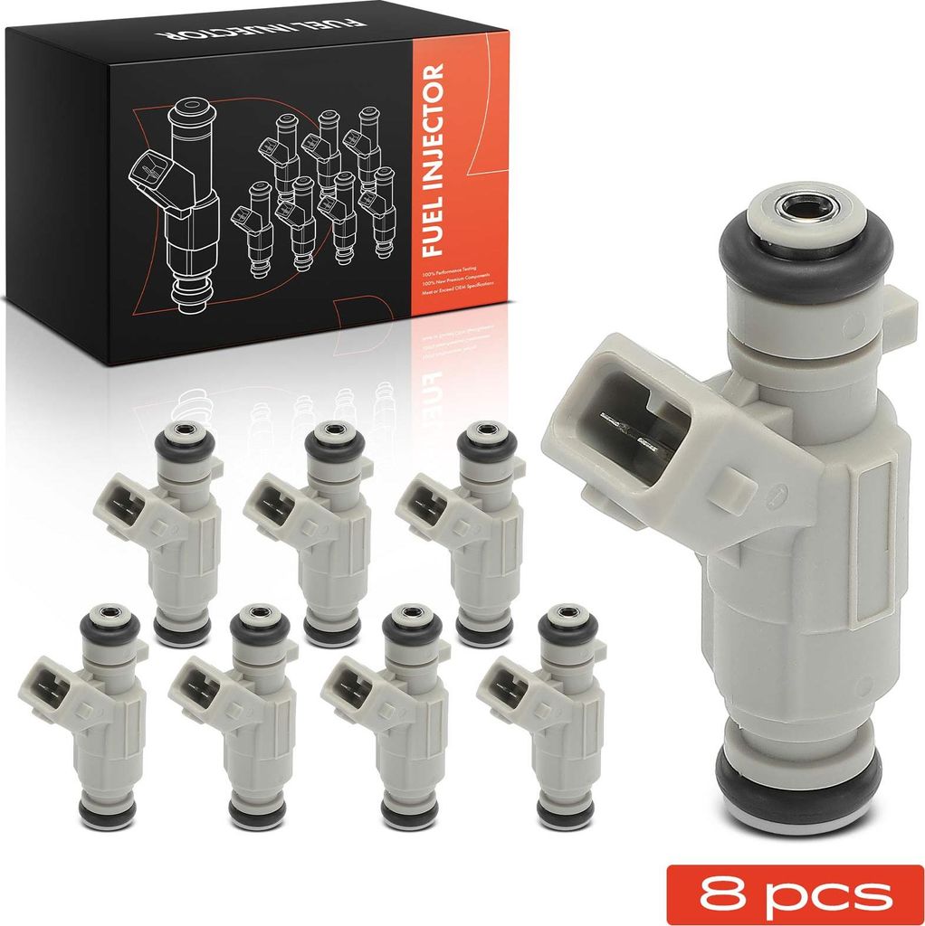 Frankberg 8x Einspritzventil Einspritzdüse für Audi A6 Avant 4B 2002-2003 A8 4D 4E 4.2L