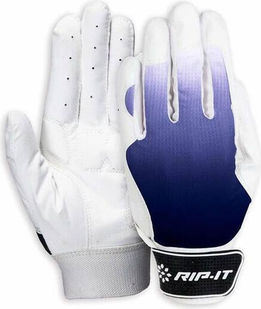 RIP-IT Womens Blister Control Fastpitch Softball Women ́s Batting Glove XL Navy Baseball/Softball Artikel
