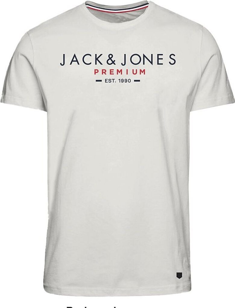 Jack & Jones Club Kurzarm-t-shirt Weiß M Mann Weiß M