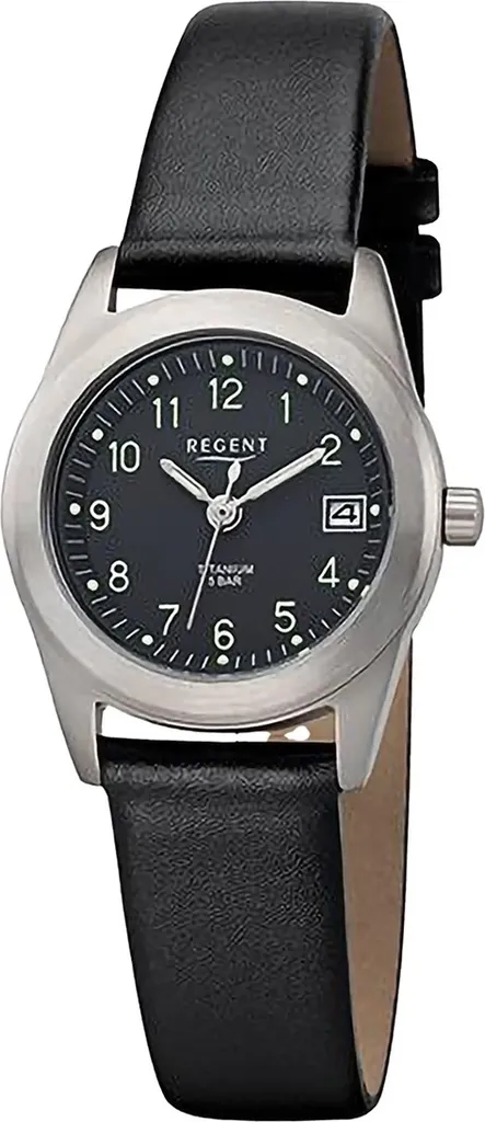 Regent D2URF1321 Orologio Donna al Quarzo: Stile Minimalista Nero