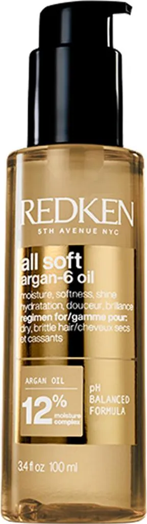 Huile d'Argan Redken All Soft 100ml : Brushing Parfait Sans Frisottis