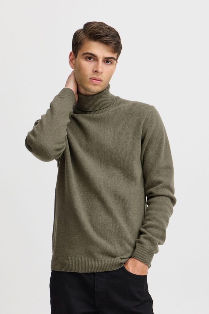 CASUAL FRIDAY CFKarl Herren Rollkragenpullover Strickpullover Feinstrick Pullover mit Rollkragen Rippbündchen Regular fit
