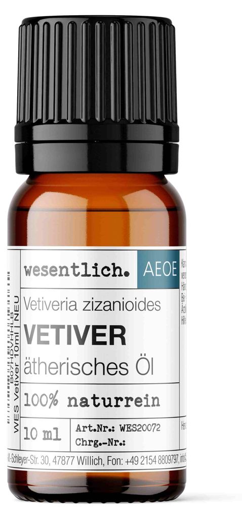 Vetiver (10ml) - naturreines, ätherisches Öl von wesentlich