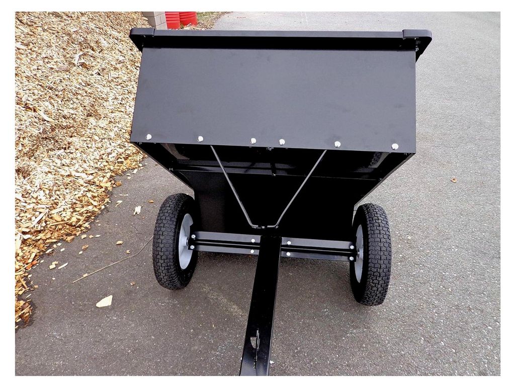 Anhänger für Rasentraktor mit 225 kg Nutzlast