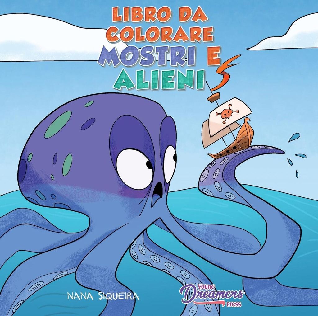 Libro da colorare Mostri e alieni