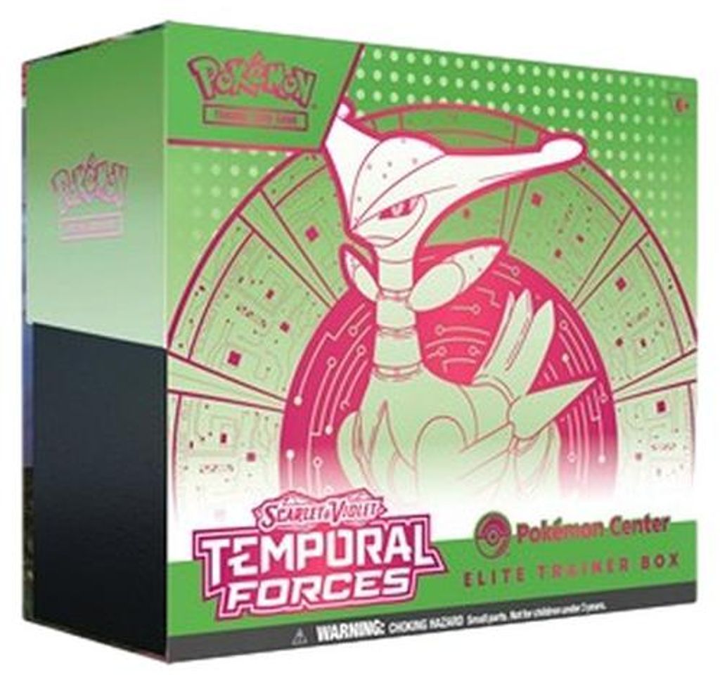 Pokemon Temporal Forces Iron Leaves Pokemon Center Elite Trainer Box