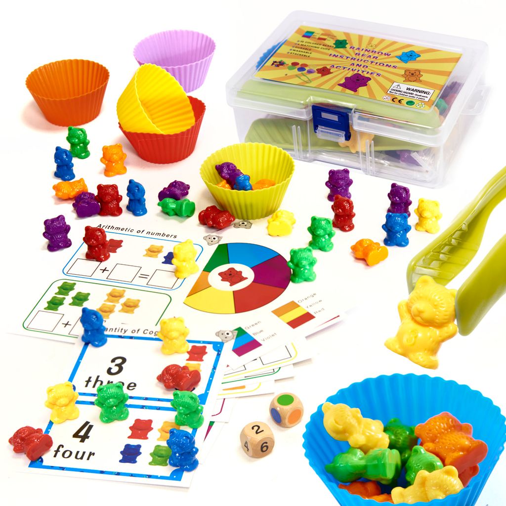 Medvídci se učí počítat montessori 44el. Obrázek produktu 