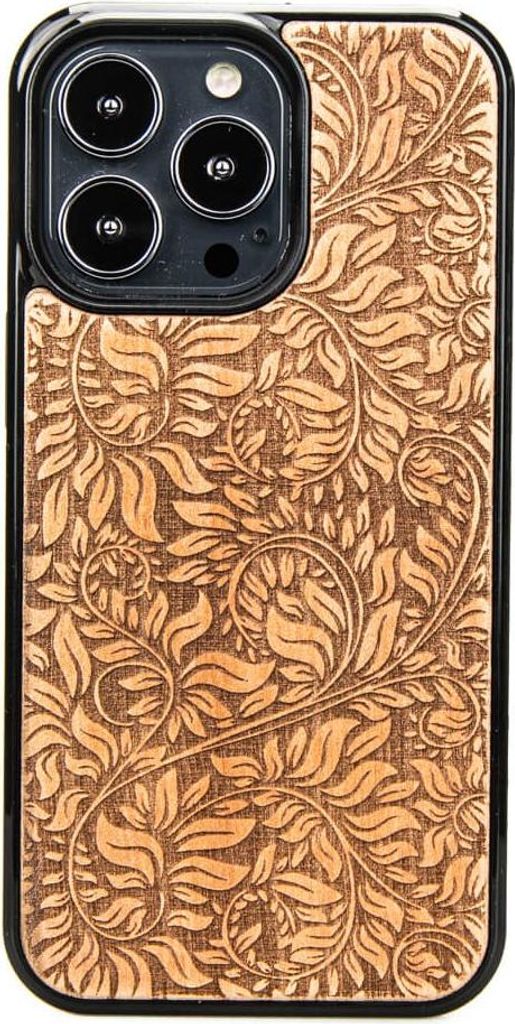 Apple Tree Leaves Holzhülle für iPhone 13 Pro