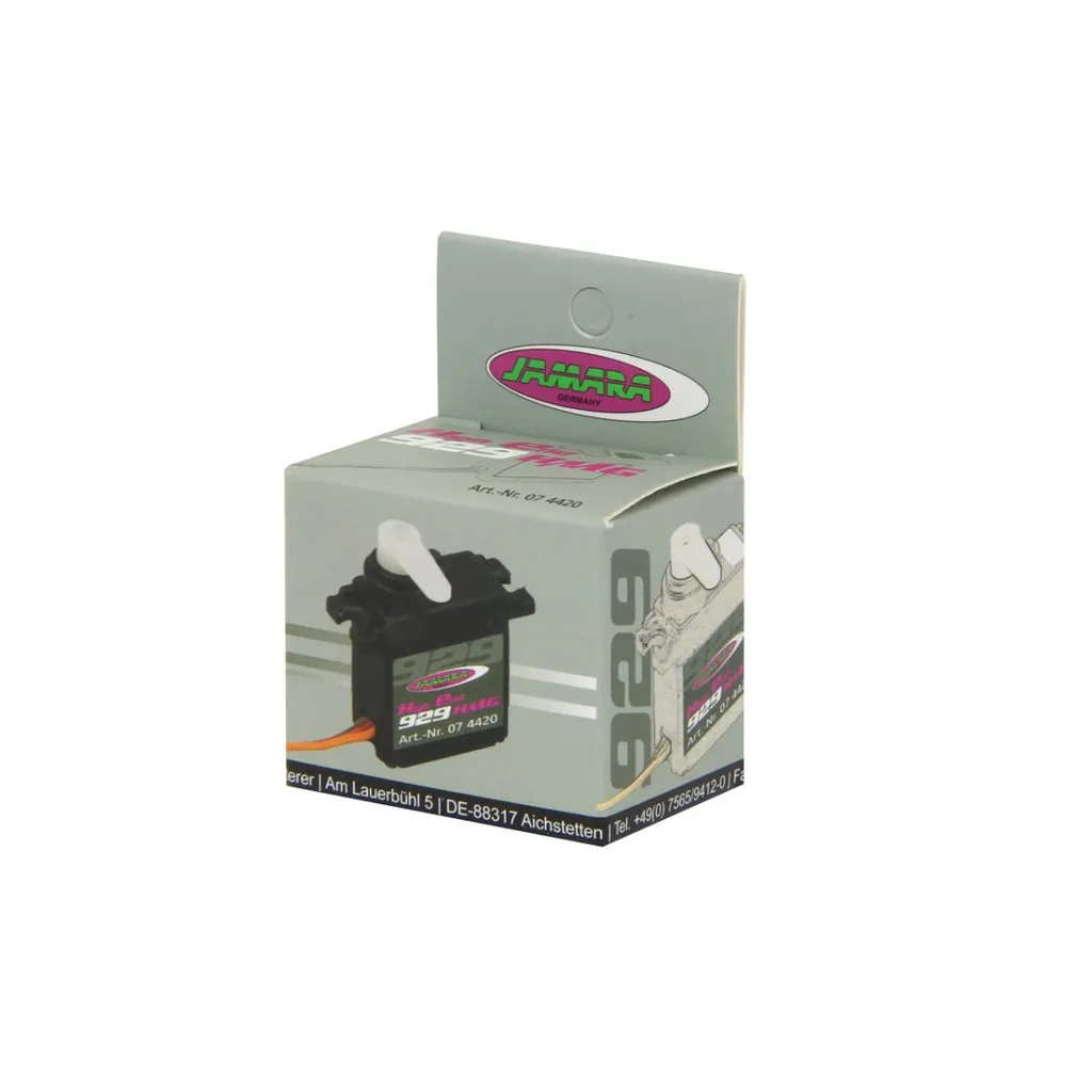 Servo Jamara 929HMG à couple élevé et pignons métal pour circuit RC