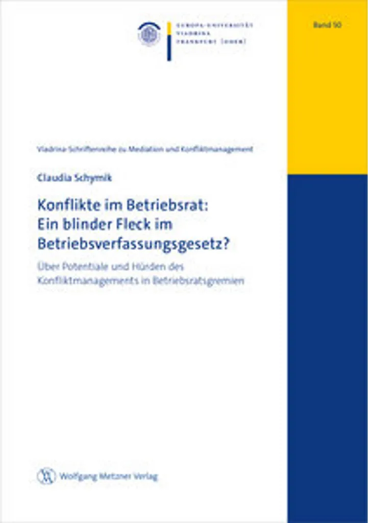 Konflikte im Betriebsrat : Livre sur le Droit du Travail Allemand