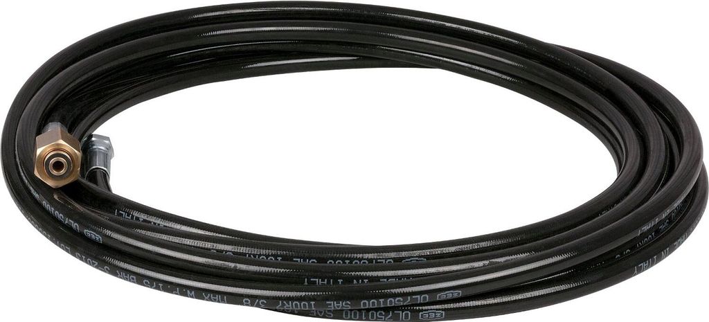 SHOWTEC CO2-Hochdruckschlauch 5 m – 3/8 Außengewinde – Innengewinde