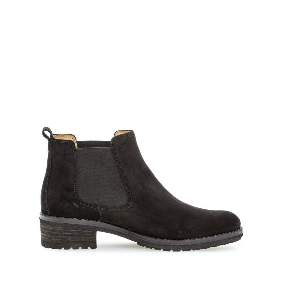 Gabor Damen Stiefeletten ungefüttert schwarz Gr. 31/2