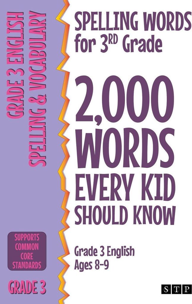 Spelling Words for 3rd Grade